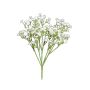 Artificial gypsophila bush CECILIA, white, 12"/30cm, Ø0.4"/1cm
