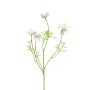 Artificial cosmos ANLUO, white-blue, 24"/60cm
