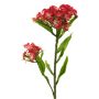 Artificial carnation branch YUFENG, red, 24"/60cm
