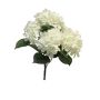 Artificial hydrangea LINJIA on spike, cream, 18"/45cm