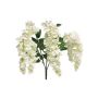 Decorative wisteria branch JIALAN, cream, 31"/75cm
