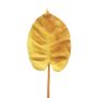 Artificial Philodendron Scandens leaf HUAYUAN, brown, 31"/75cm