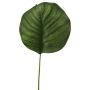 Artificial calathea Orbifolia leaf ZICHEN, green, 18"/45cm