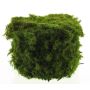 Artificial moss stone decoration YUELAN, green, 5"x4"/13x10cm
