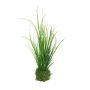Artificial pennisetum WEILIN on grass ball, green, 10"/25cm
