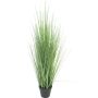 Fake switchgrass LIFANG in decorative pot, green, 4ft/115cm