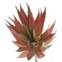 Artificial Agave decipiens DEYUNA on spike, red, 7"/18cm