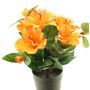 Artificial hibiscus GUOXIAO, orange, 10"/25cm