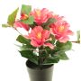 Artificial hibiscus GUOXIAO, pink, 10"/25cm