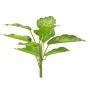 Artificial dieffenbachia XUMEI, spike, green-cream, 10"/25cm