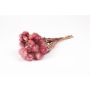 Dried Italian strawflower bouquet BIBIANA, pink, 12"-16"/30-40cm, Ø6"/15cm