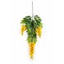 Artificial Wisteria LAUREN, with flowers, yellow, 33"/85cm