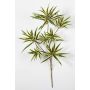 Artificial Dracaena reflexa branch MAYRA, green-yellow, 31"/80cm