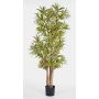 Artificial Dracaena Reflexa YASU, real stems, green-yellow, 4ft/120cm