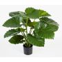 Fake Alocasia Calidora SALONI, green, 30"/75cm