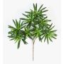 Artificial Podocarpus spray DAICHI, flame-resistant, green, 16"/40cm