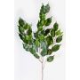 Silk Ficus foliage spray SUNIL, hardly inflammable, green, 30"/75cm