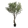 Fake olive tree NINGMO, artificial trunk, fruits, 7ft/200cm