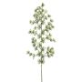 Decorative larch branch JAHELI, snowy, berries, green-white, 28"/70cm