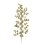 Decorative larch branch JAHELI, snowy, berries, green-orange, 28"/70cm