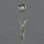 Artificial tulip LIANNA, silver-champagne, 18"/45cm