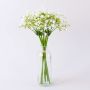 Artificial gypsophila bouquet CECILIA, white, 12"/30cm, Ø6.7"/17cm