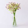 Artificial gypsophila bouquet CECILIA, fuchsia, purple, 12"/30cm, Ø6.7"/17cm