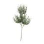 Decorative pine branch TANNAN, snowy, 14"/35cm