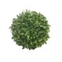 Artificial boxwood ball FRITZ, plastic grid, crossdoor, Ø5"/13cm