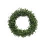 Artificial boxwood wreath FRITZ, crossdoor, Ø16"/40cm
