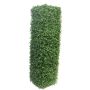Artificial boxwood hedge FRITZ, metal frame, 12"x12"x3ft/30x30x100cm