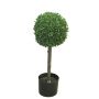 Artificial boxwood ball FRITZ, crossdoor, 24"/60cm, Ø8"/20cm