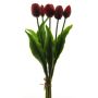 Artificial tulip LIBIA, red, 14"/35cm