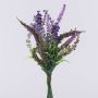 Bouquet of silk lavender KIRSA, violet, 12"/30cm