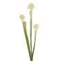 Artificial Sarracenia SIMANA succulent on a stem, white-green, 26"/65cm