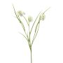 Artificial branch Fritillary REMARA, white-green, 22"/55cm