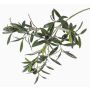 Artificial Olive spray LHAMIN, with fruits, green, 22"/55cm