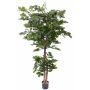 Artificial Oak tree AJDIN, real stems, with acorns, green, 6ft/180cm