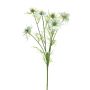 Artificial black cumin branch TIANKE, light blue, 26"/65cm