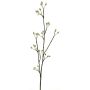 Decorative willow branch NAYONG with flowers, cream, 31"/80cm
