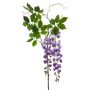 Decorative wisteria branch LIANMU, lilac, 5ft/140cm
