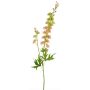 Artificial delphinium JINYUAN, pink-green, 33"/85cm
