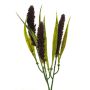 Artificial pennisetum DEMIN, panicles, dark purple, 11"/28cm