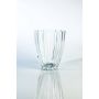 Glass flower vase BEA, clear, 6.7"/17cm, Ø5.5"/14cm