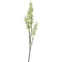 Artificial mimosa branch CHENWU, flowers, white-green, 28"/70cm