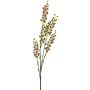Artificial mimosa branch CHENWU, flowers, pink-green, 28"/70cm