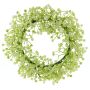 Artificial gypsophila wreath NALIAN, cream, Ø10"/25cm