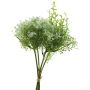 Artificial gypsophila bouquet WENMAN, blue-white, 12"/30cm