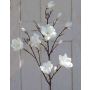 Artificial magnolia spray YONA, cream-white, 4ft/130cm