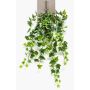 Artificial Ivy hanging plant MAJA, on spike, green-white, 28"/70cm